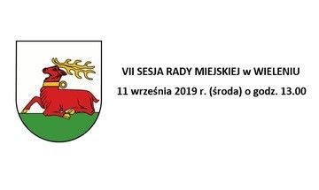 VII Sesja Rady Miejskiej w Wieleniu, 11 września 2019 r., godzina 13:00