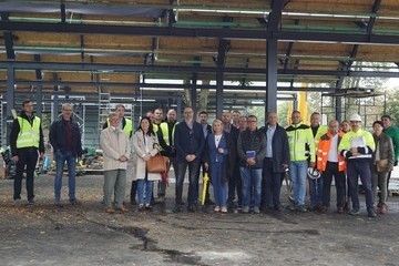 Radni Rady Miejskiej w Wieleniu wizytują bieżące inwestycje gminne