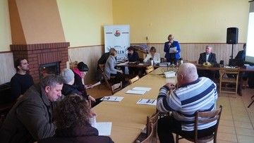 Zebranie wiejskie w Gieczynku, 16.03.2018r., fot.B.Niezborała