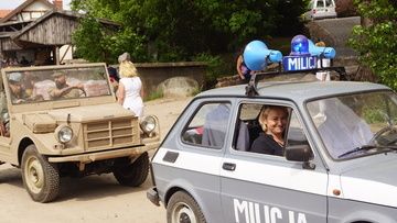 RODZINNE ŚWIĘTO DĘBU, Parada pojazdów militarnych, Festyn w Dębogórze, 11.08.2018r., Fot. H. Forbrich 