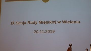 IX Sesja Rady Miejskiej w Wieleniu 20.11.2019, fot. Agata Kienitz