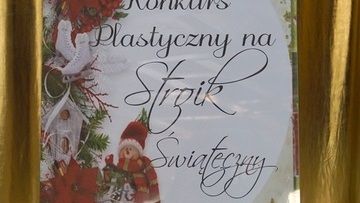 Rozstrzygnięcie gminnego konkursu  plastycznego na stroik świąteczny - MGOK Wieleń, 18.12.2019 r. fot. Agata Kienitz