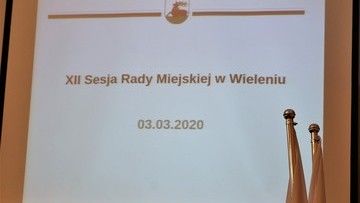 XII Sesja Rady Miejskiej w Wieleniu, Wieleń, 03.03.2020 r., fot. Agata Kienitz