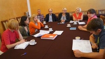 Spotkanie w sprawie Centrum Integracji Społecznej w Wieleniu, 16.08.2017r., fot. UM Wieleń 